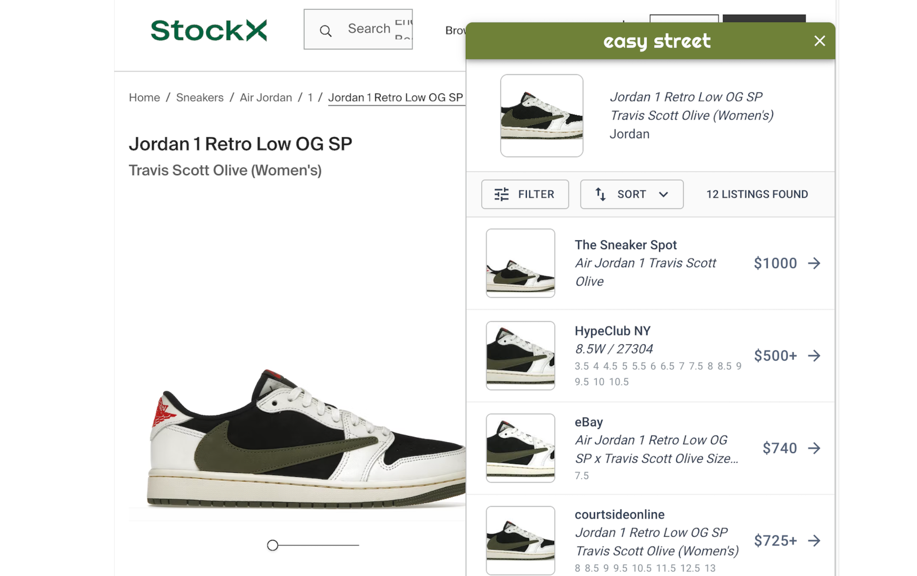 Easy Street Chrome Extension